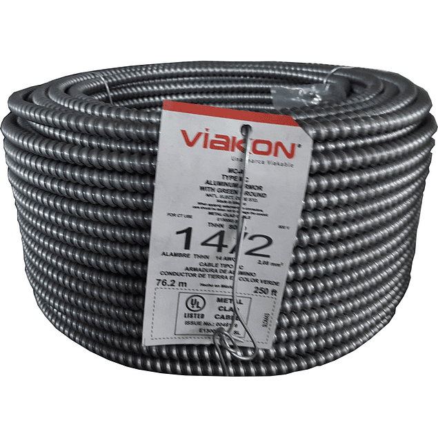 Cable Armorflex 2x14 (1H) Tipo MC