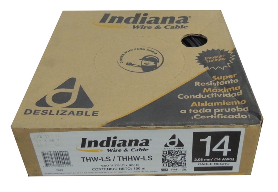 CABLE CABLE INDIANA 14 AWG (100m)