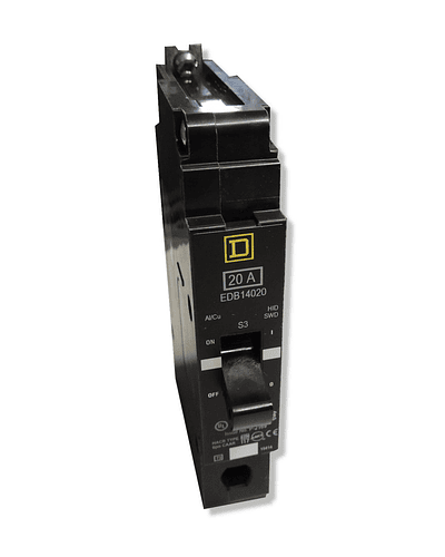 Interruptor termomagnetico 1P modelo EDB 