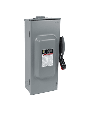 Heavy safety switch with interior blades model H3RB