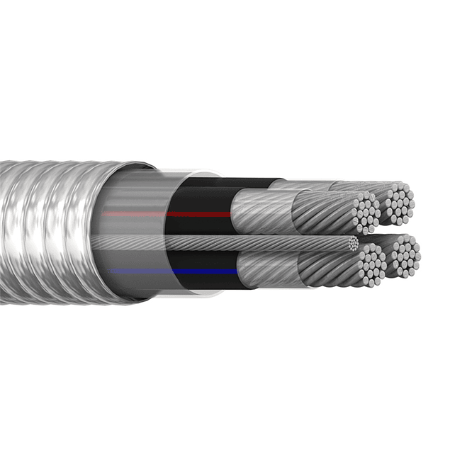 CABLE AL-8000 XHHW-2 MC, 4C 4 + 1N6