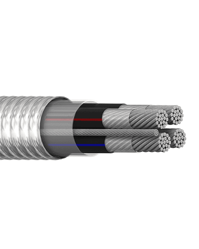 CABLE AL-8000 XHHW-2 MC, 4C 4/0 + 1N2