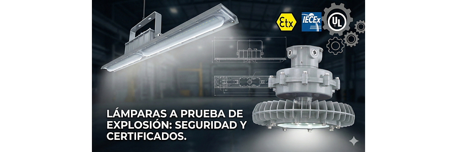 Lámparas a prueba de explosión y sus certificados