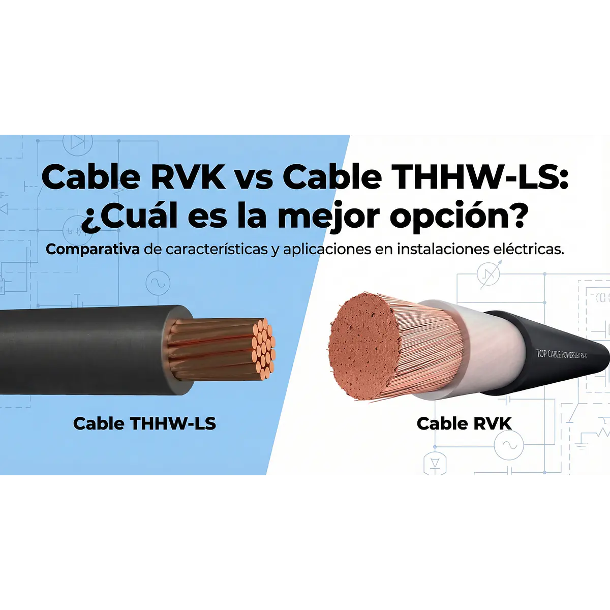 Cable RVK vs Cable THHW-LS: ¿Cuál es la mejor opción?