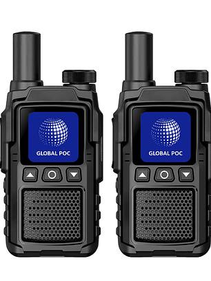 2 Radios Global POC GP18 4g  Licencia + Chip Gratis