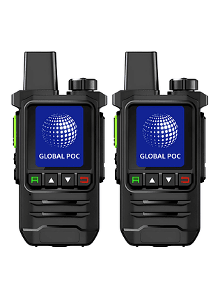 2 Radios Global POC GP-K6 4g  Licencia + Chip Gratis