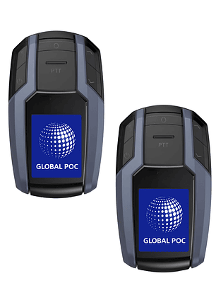 2 Radios Global POC GP58 4g  Licencia + Chip Gratis