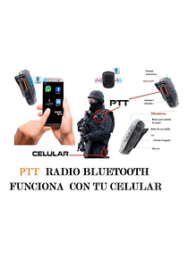 Bluetooth PTT  para Ios o Android