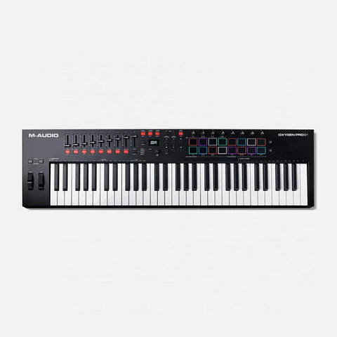 Controlador midi oxygen pro 61 m-audio
