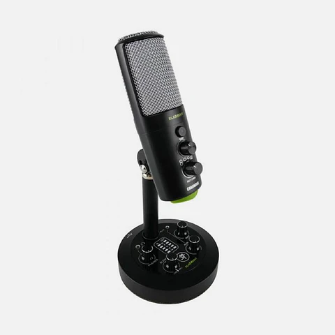 Microfono condensador mackie usb chromium con mixer integrado