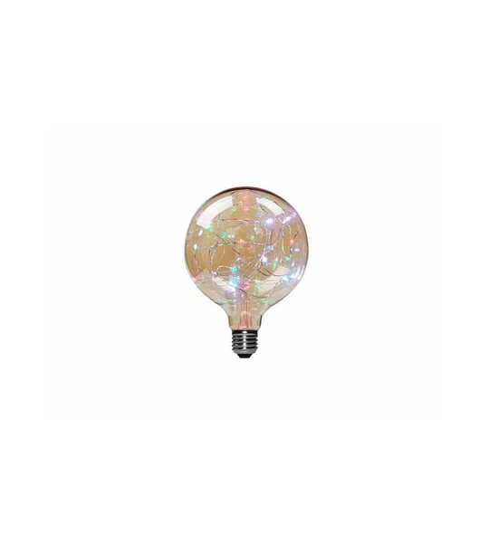 AMPOLLETA LED E27 DECORATIVA G125 1.7W RGB