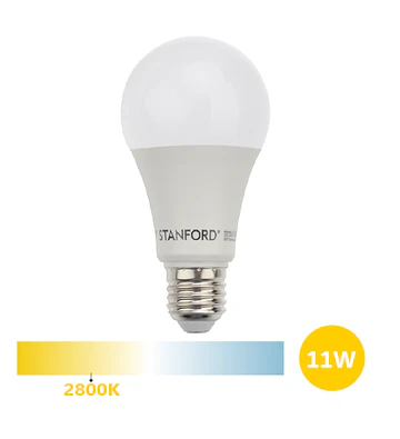 AMPOLLETA LED A60 CLASICA 15W 2800K E27 STANFORD