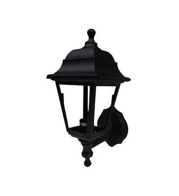 FAROL A MURO 6012S 60W E27 4 CARAS SUJ_SUSP NEGRO S_A