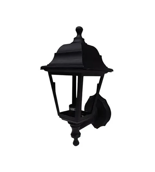 FAROL A MURO 6012S 60W E27 4 CARAS SUJ_SUSP NEGRO S_A