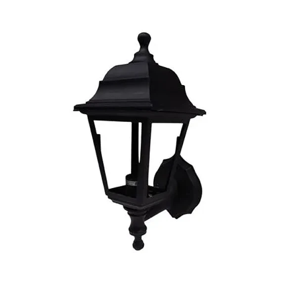 FAROL A MURO 6012S 60W E27 4 CARAS SUJ_SUSP NEGRO S_A