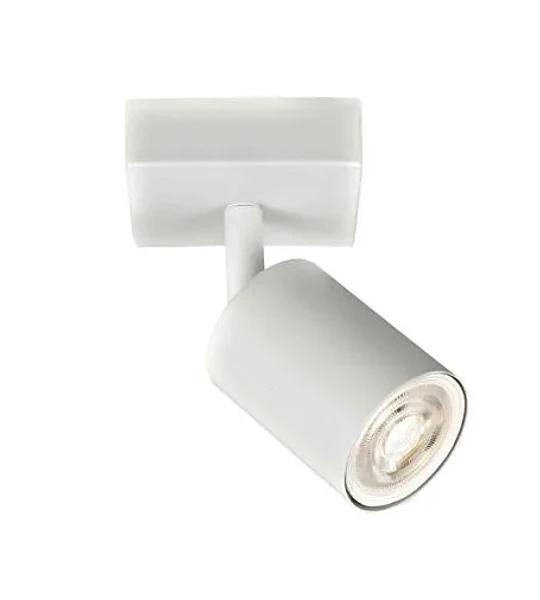 FOCO SOBREPUESTO GU-10 1L SILO BLANCO
