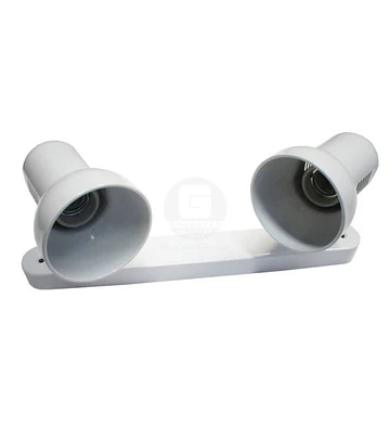FOCO SOBREPUESTO BLANCO P_R-63 2 FOCOS EKOLINE