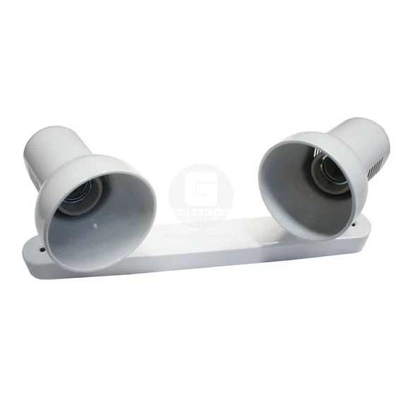 FOCO SOBREPUESTO BLANCO P_R-63 2 FOCOS EKOLINE