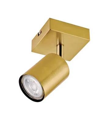 FOCO SOBR 1 LUZ GU10 SILO BRONCE PULIDO S_A