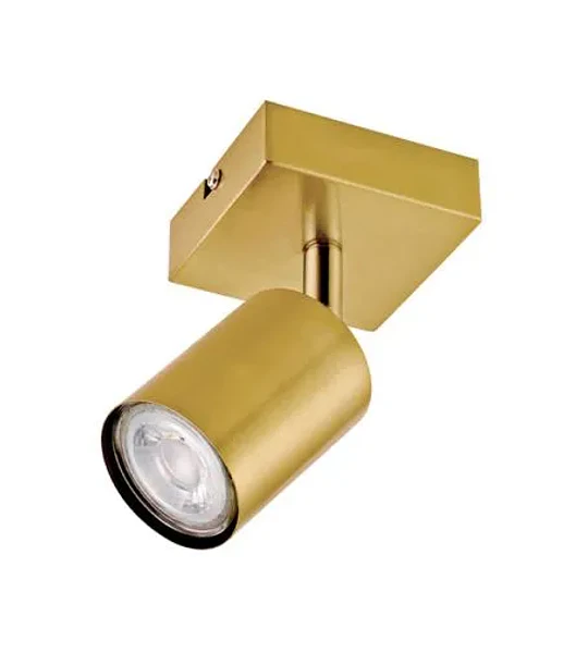 FOCO SOBR 1 LUZ GU10 SILO BRONCE PULIDO S_A
