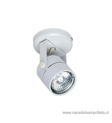 FOCO GU-10 C301 REDONDO BLANCO