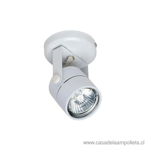 FOCO GU-10 C301 REDONDO BLANCO