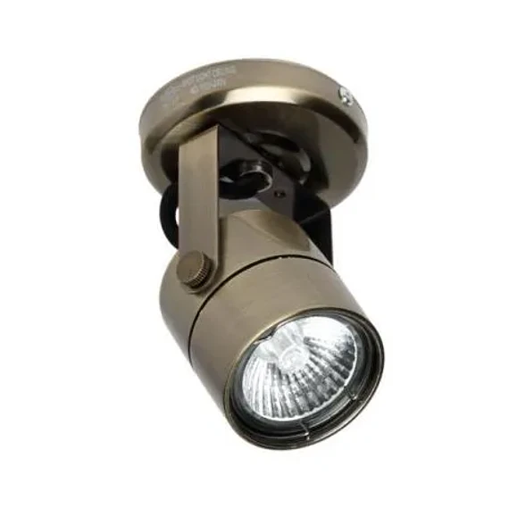 FOCO GU-10 C301 REDONDO BRONCE