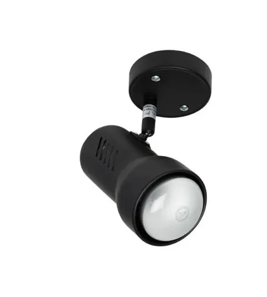 FOCO SOBREPUESTO R63 NEGRO 1LUZ E27