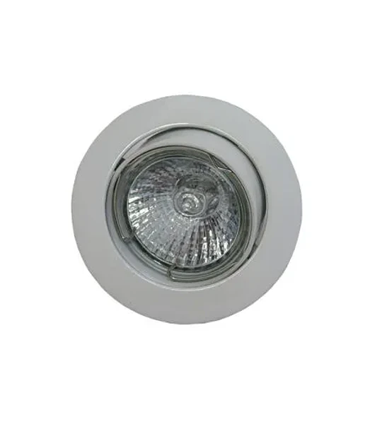 FOCO EMBUTIDO ALUMINIO BLANCO BASC 1XGU10 MAX 50W SIN AMP