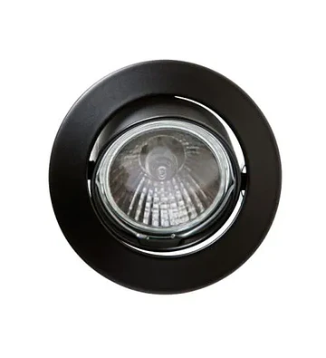 FOCO EMBUTIDO ALUMINIO NEGRO BASC 605 1XGU10 MAX 50W SIN AMP