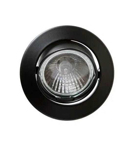 FOCO EMBUTIDO ALUMINIO NEGRO BASC 605 1XGU10 MAX 50W SIN AMP