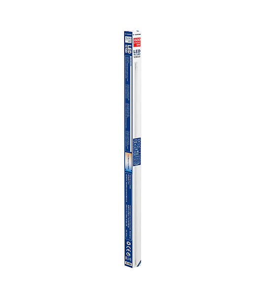 CANOA CON TUBO LED T8-18W 6500W
