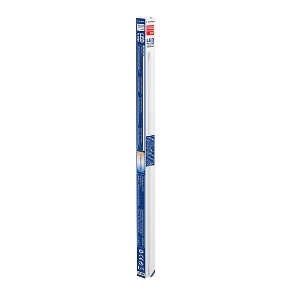 CANOA CON TUBO LED T8-18W 6500W