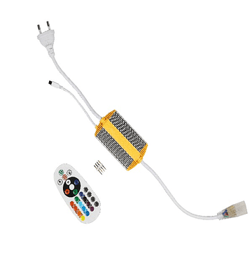 CONECTOR CON CONTROL PARA CINTA LED RGB 10MM 1000W