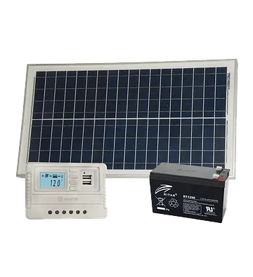 KIT DE EMERGENCIA OUTDOORS CON PANEL SOLAR