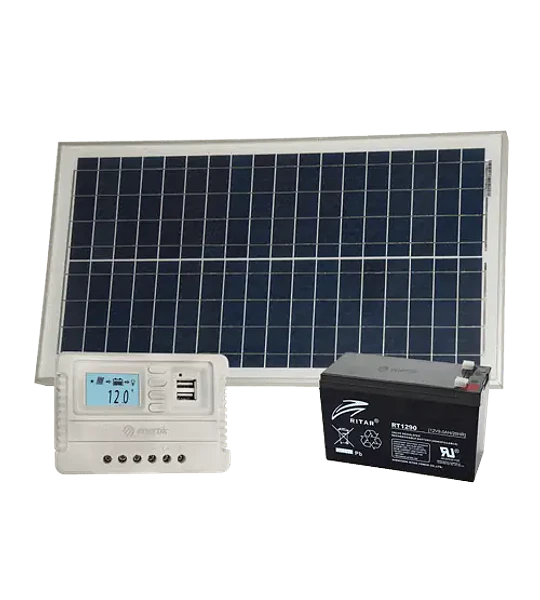 KIT DE EMERGENCIA OUTDOORS CON PANEL SOLAR