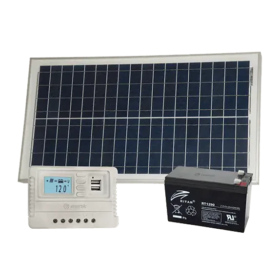 KIT DE EMERGENCIA OUTDOORS CON PANEL SOLAR