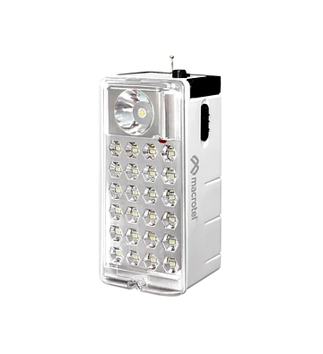 LUZ DE EMERGENCIA 24LED Y FOCO LED CON RADIO MOD.MS-6750R MACROTEL