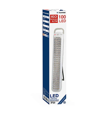 LAMPARA RECARGABLE 100LED 6.7W LUMENES