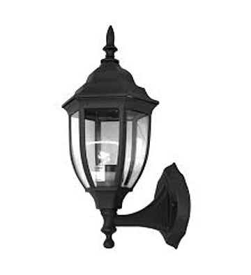 FAROL EXTERIOR COLONIAL 5 CARAS NEGRO E27 IP44 STANFORD