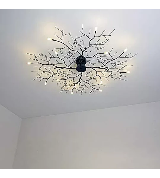LAMPARA COLGANTE 1 LUZ DISEÑO RAMAS DE ARBOL