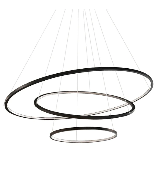 LAMPARA 3 LUCES AROS LED