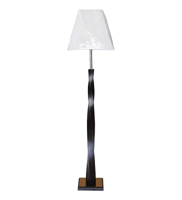 LAMPARA DE PIE PANTALLA COLOR BLANCA MOD ML9028