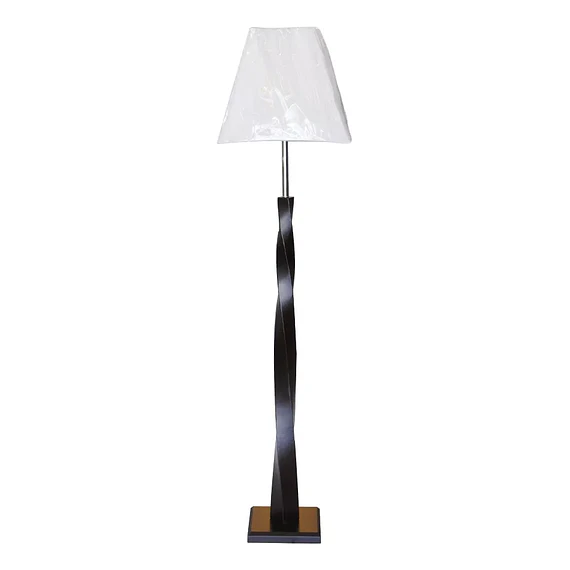LAMPARA DE PIE PANTALLA COLOR BLANCA MOD ML9028