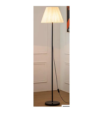 LAMPARA DE PIE PANTALLA COLOR BEIGE MOD.HL-9016