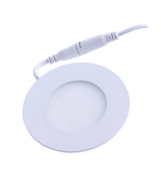 PANEL LED 3W LUZ FRIA REDONDO EMBUTIDO