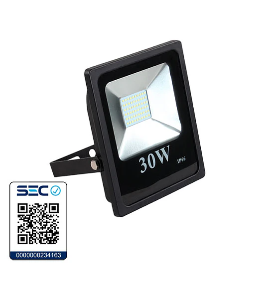 PROYECTOR LED SLIM 30W LUZ FRIA IP66 12V