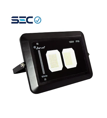 PROYECTOR LED SLIM 100W ANTIVANDALICO LUZ FRIA IP66 IK10 MOD.JIE5