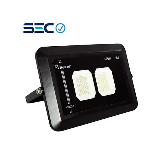 PROYECTOR LED SLIM 100W ANTIVANDALICO LUZ FRIA IP66 IK10 MOD.JIE5