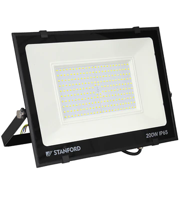 PROYECTOR SLIM NEGRO IP65 200W 6500K STANFORD